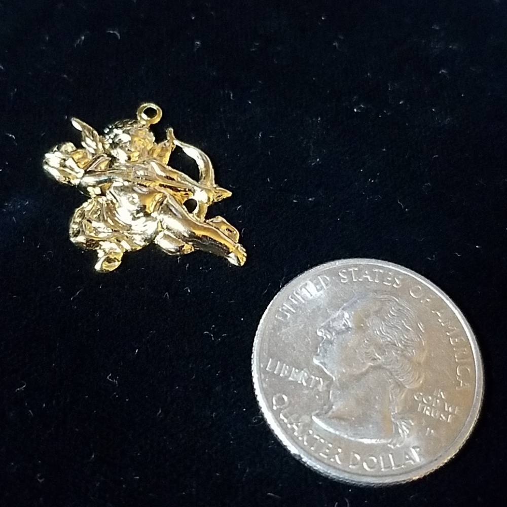 24k Gold Plated Charm - 1 charm Cherub